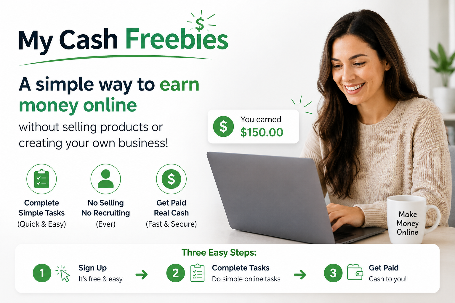 Make Money Online with My Cash Freebies